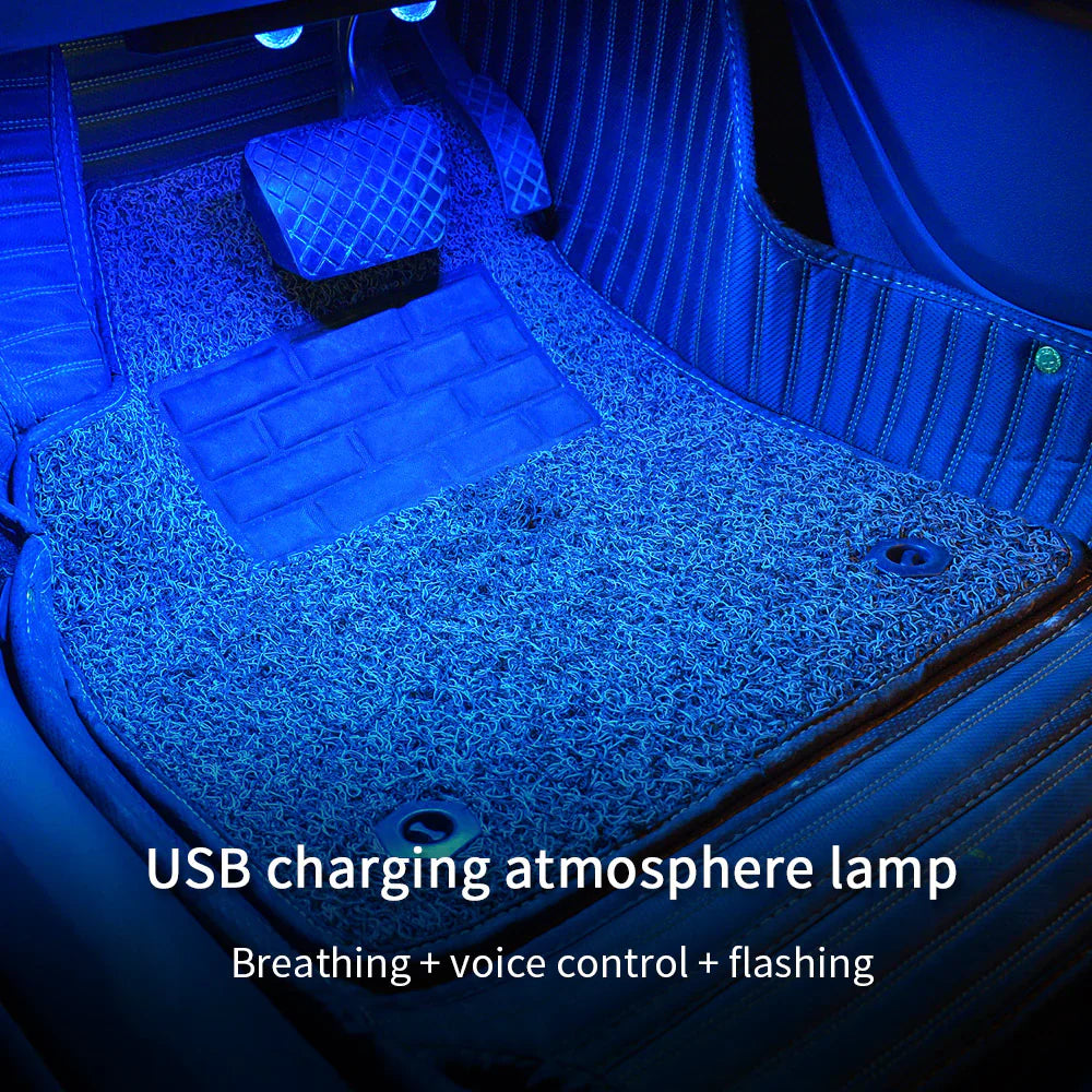 Wireless USB Ambient Light – Star Projection & Warm Glow 2-in-1 LED Decor