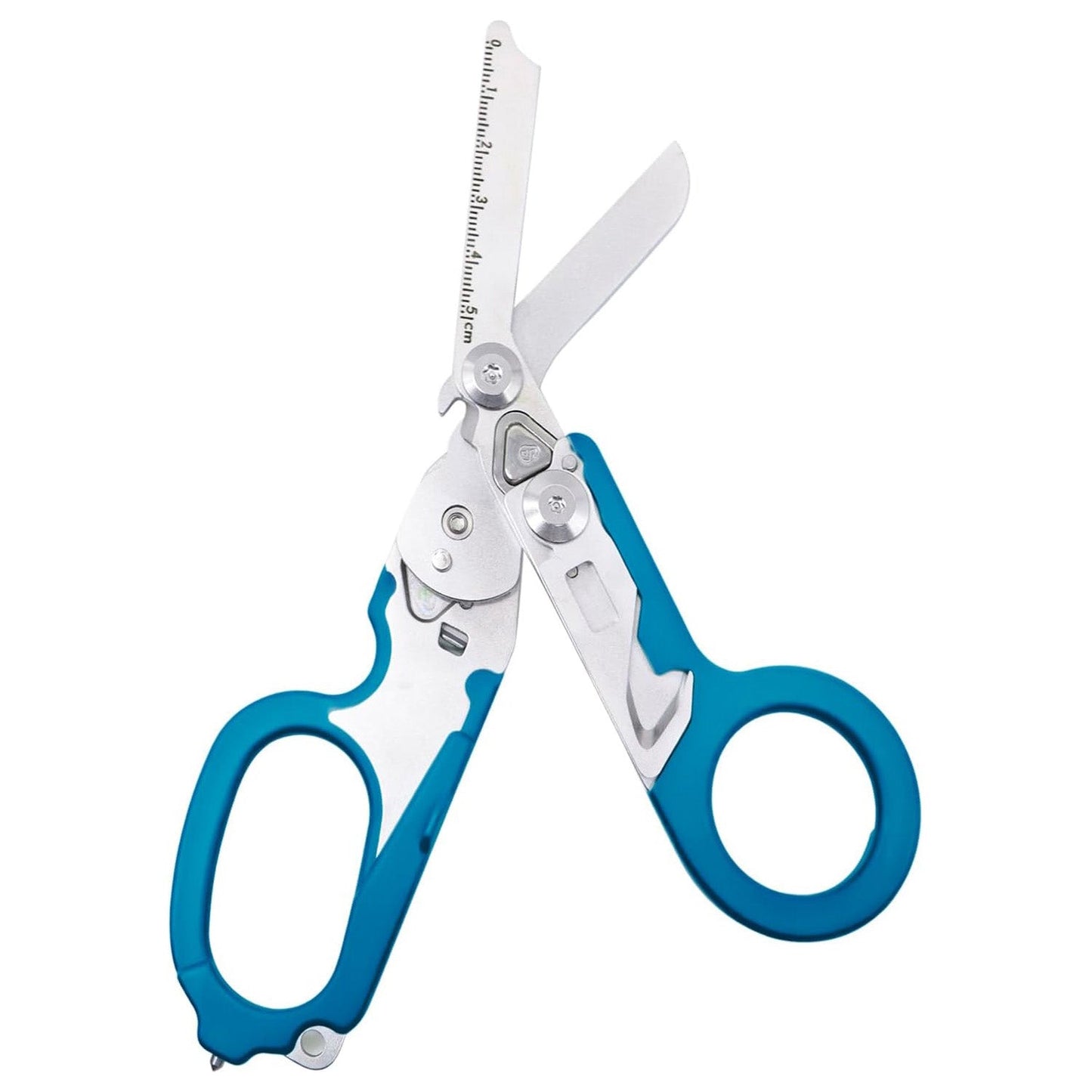 Emergency Response Scissors - Stainless Steel Folding Rescue Scissors, Outdoor Camping Tool
