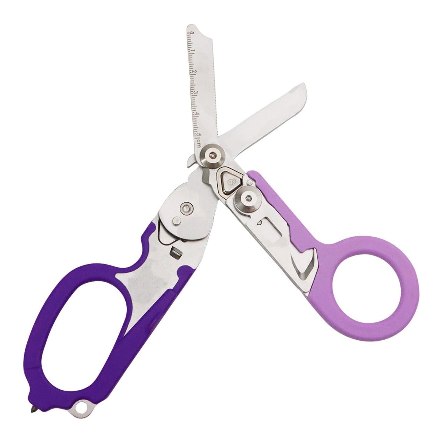 Emergency Response Scissors - Stainless Steel Folding Rescue Scissors, Outdoor Camping Tool