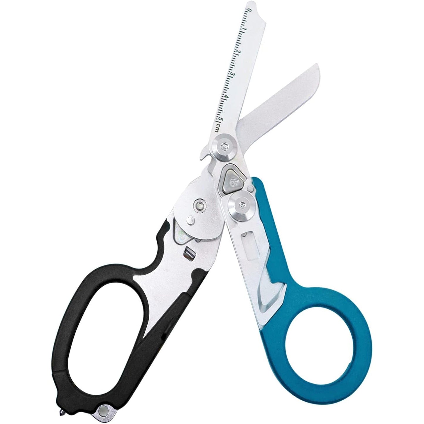 Emergency Response Scissors - Stainless Steel Folding Rescue Scissors, Outdoor Camping Tool
