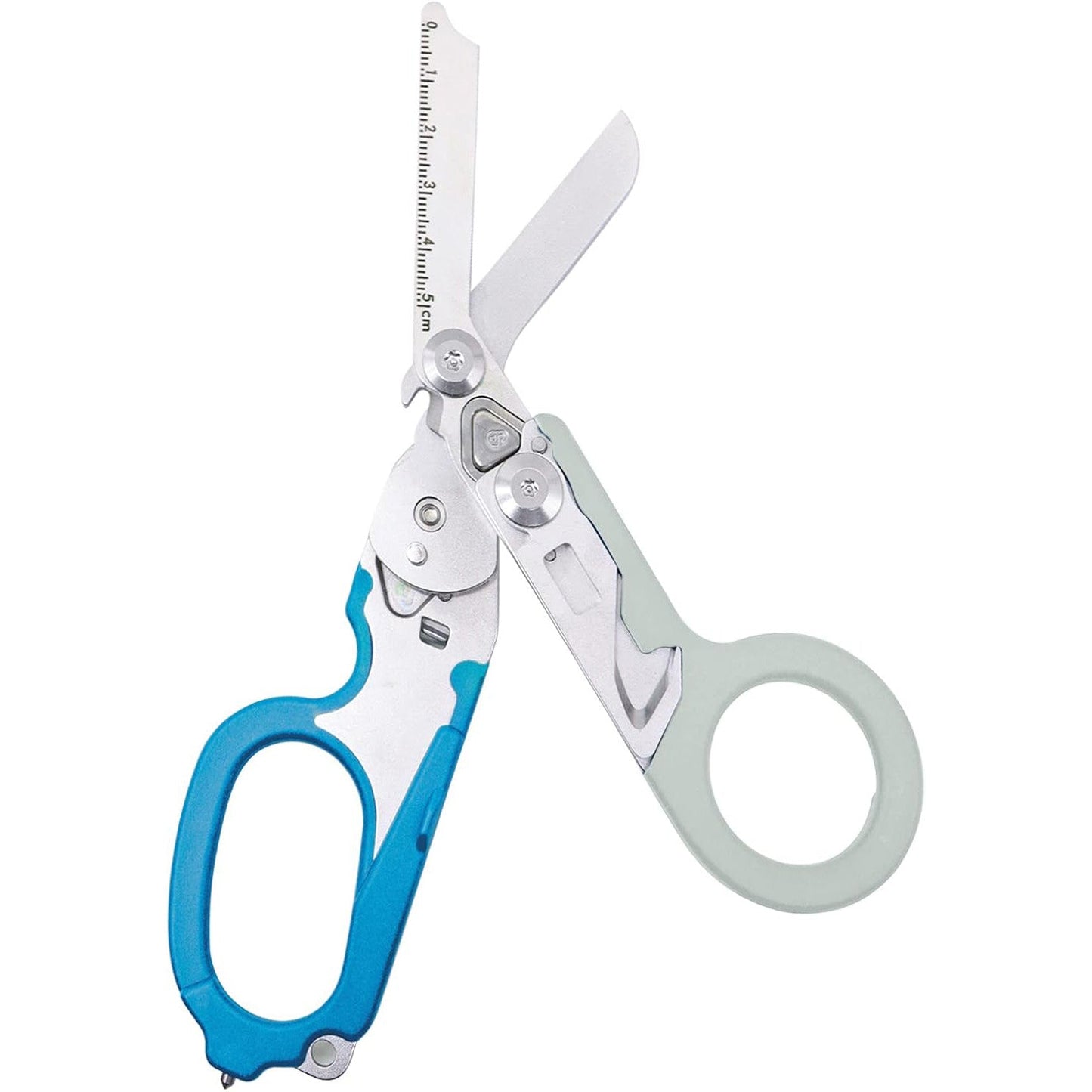Emergency Response Scissors - Stainless Steel Folding Rescue Scissors, Outdoor Camping Tool